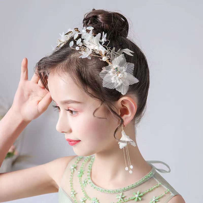 [即納] ヘアアクセサリー 発表会 入学式 ハンドメイド イベント パーティー 記念写真 写真撮影 キッズ ドレス小物 ステージ衣装 お遊戯会 結婚式 入園式 卒園式 ピアノ 発表会 プレゼント 3