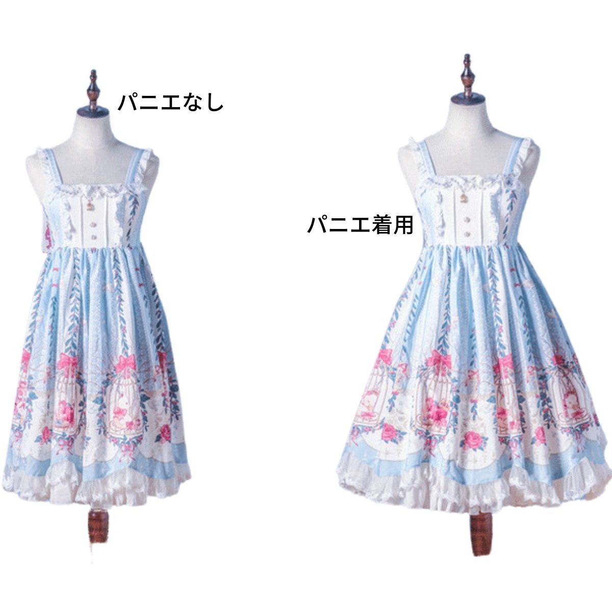 キッズロングドレスに!ゴージャスパニエ60cm50cm85cm丈ロングパニエロングドレスに最適ゴージャスパニエ55cmキッズレディース結婚式,発表会,ブライダル,ピアノ発表会,キッズドレス,フォーマル長さ調整可能ウエスト調整可能