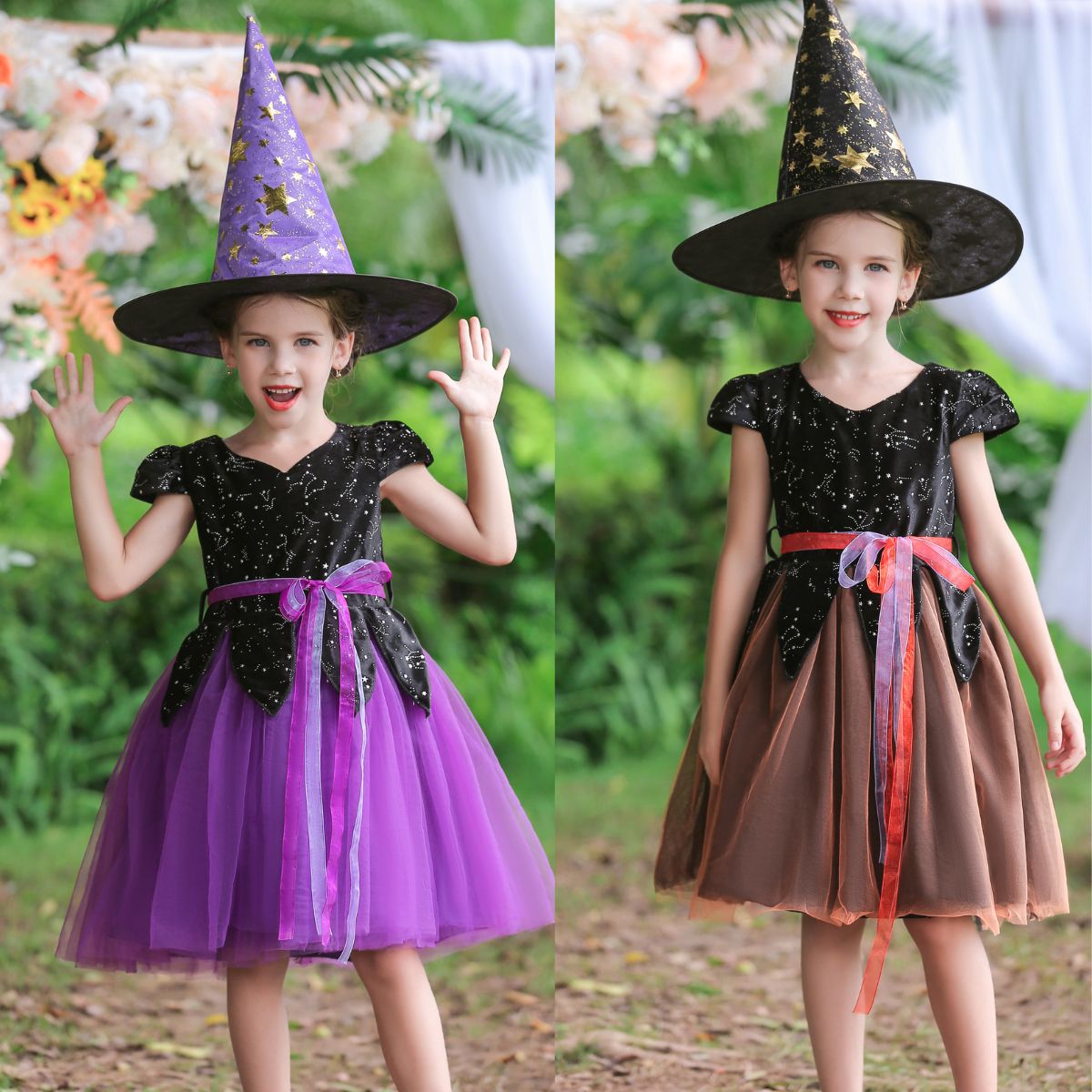 ハロウィン ドレス 送料無料 子供ドレス 子供 ドレス 魔女 ハロウィン 衣装 halloween ドレス キッズ コスプレ コスチューム プリンセスドレス子供ドレス ワンピース 子供ドレス 子ども ドレス キッズドレス キッズ 子供服 ドレス パーティドレスのサムネイル