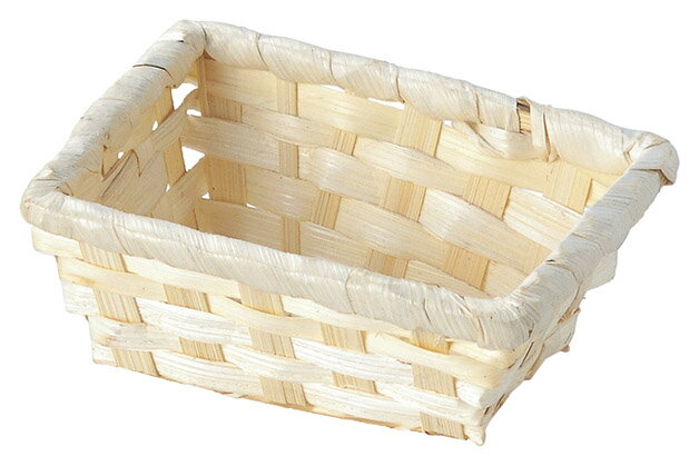 かご 即納可 カゴ バスケット ギフト ラッピング 容器 竹 2509 w12.5 d9 h4.5cm