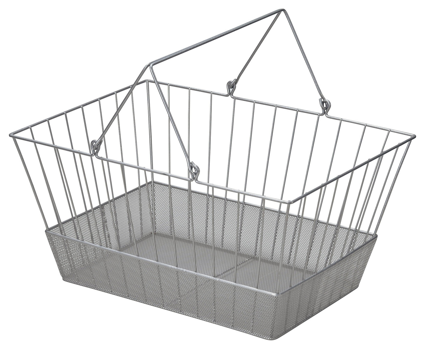 Rakuten - かご 即納可 カゴ バスケット 店内かご 買い物かご 店舗備品 5594 w41 d29 h20(34)cm