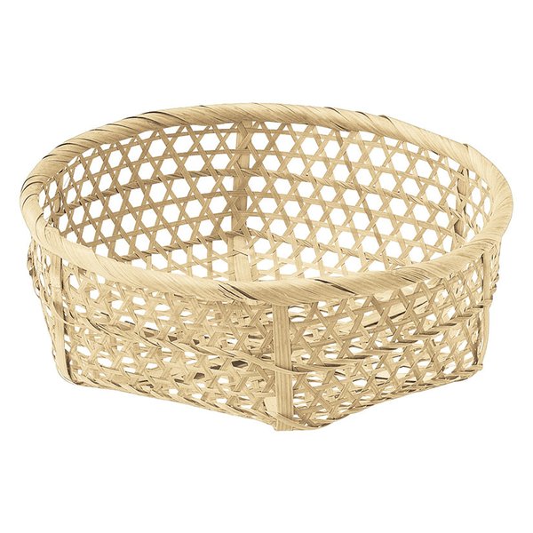 かご 即納可 カゴ バスケット ギフト ラッピング 容器 竹 0468 φ20.5 h7cm