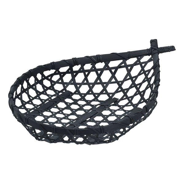 かご 即納可 カゴ バスケット ギフト ラッピング 容器 竹 0834 w18 d25.5 h3.5(4.5)cm