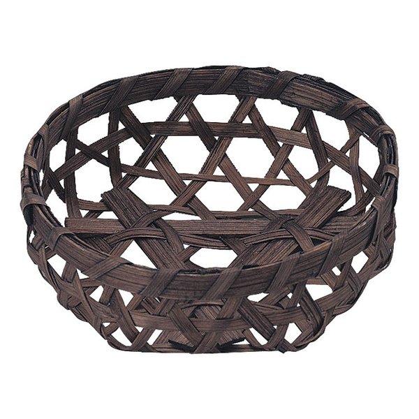 かご 即納可 カゴ バスケット ギフト ラッピング 容器 竹 2555B φ8.5 h2.5cm