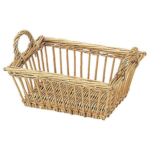Rakuten - かご 即納可 カゴ バスケット ギフト ラッピング 容器 柳 4149 w29 d20 h11(16.5)cm