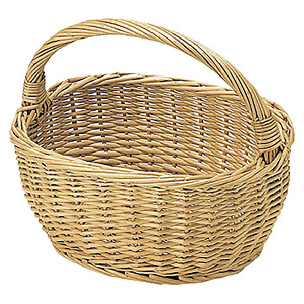 Rakuten - かご 即納可 カゴ バスケット ギフト ラッピング 容器 柳 4157 w26 d20 h12.5(22)cm