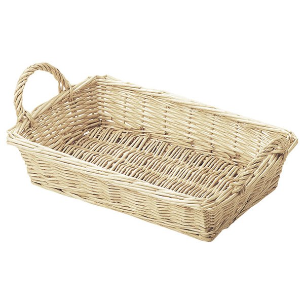 かご 即納可 カゴ バスケット ギフト ラッピング 容器 柳 4302 w28 d17 h6(10)cm