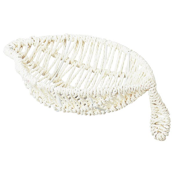 かご 即納可 カゴ バスケット ギフト ラッピング 容器 リーフ 葉っぱ 8048 w20 d12.5 h6cm