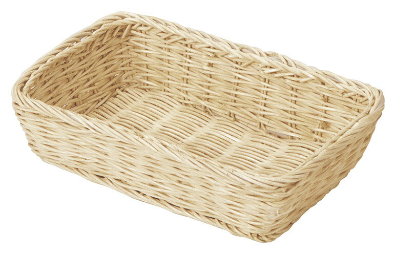 かご 即納可 カゴ バスケット 収納 トレイ ディスプレイ 籐 ラタン 4742 w22 d16 h6cm