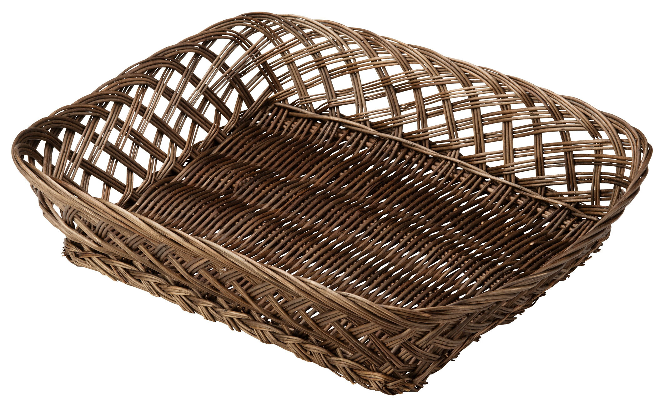 Rakuten - かご 即納可 カゴ バスケット 収納 トレイ ディスプレイ 柳 4209B w40 d36 h9cm