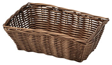 かご 即納可 カゴ バスケット ギフト ラッピング 容器 樹脂 DY-68 w21 d15 h7cm