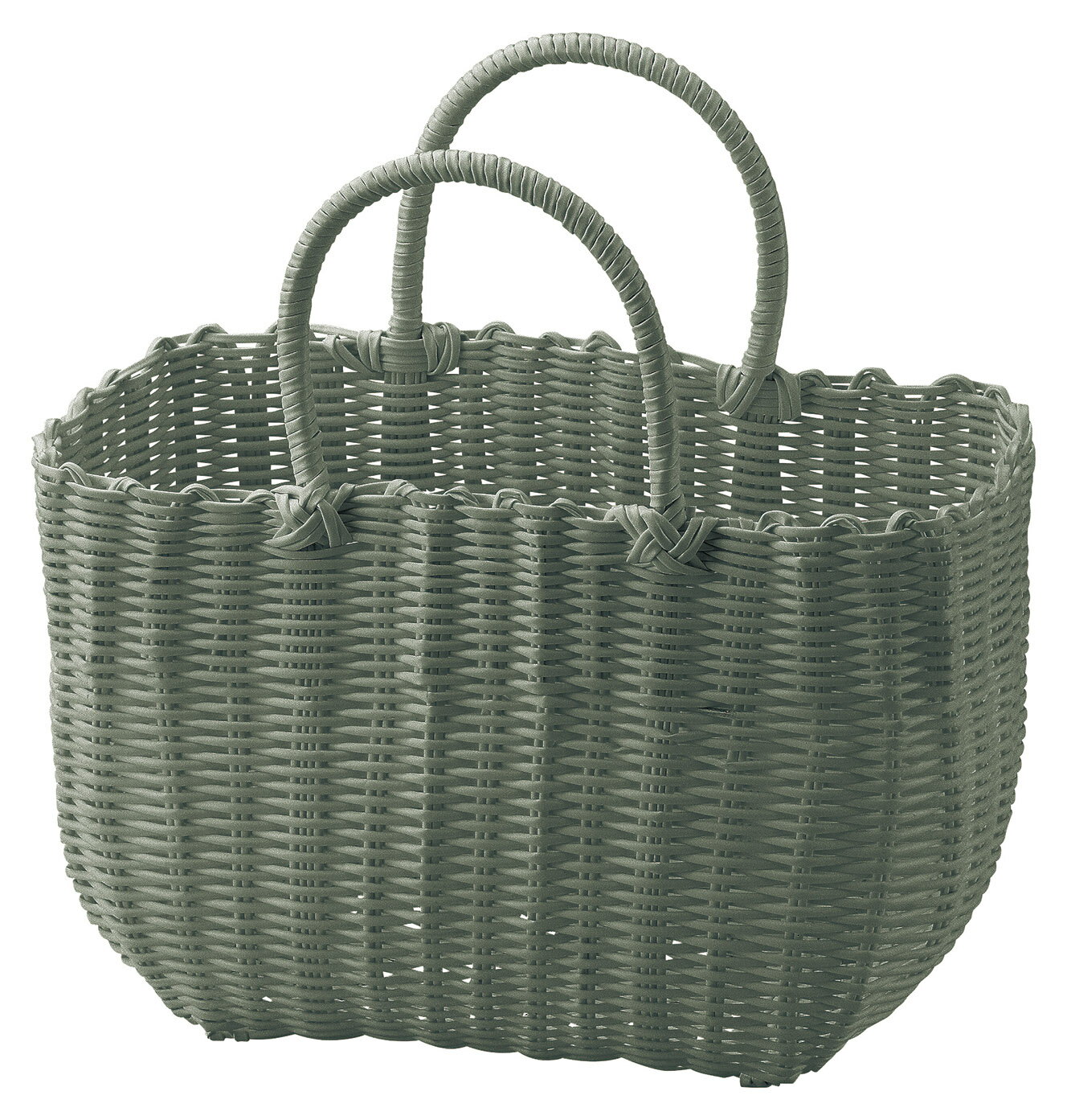 即納可 バスケット かごバッグ 湯かご 温泉 旅館 買物カゴ 9110M w37.5 d16.5 h23.5(37)cm