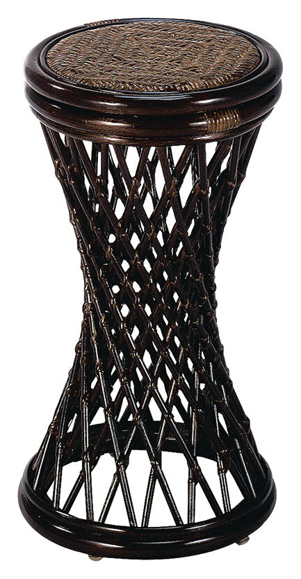 かご 即納可 スツール 椅子 チェア 籐 ラタン 脱衣所 S52 φ30 h49.5cm