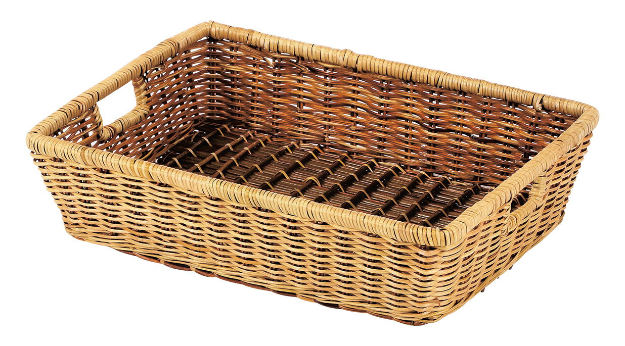 楽天市場】かご 収納 幅42×奥行30×高さ9cmの通販