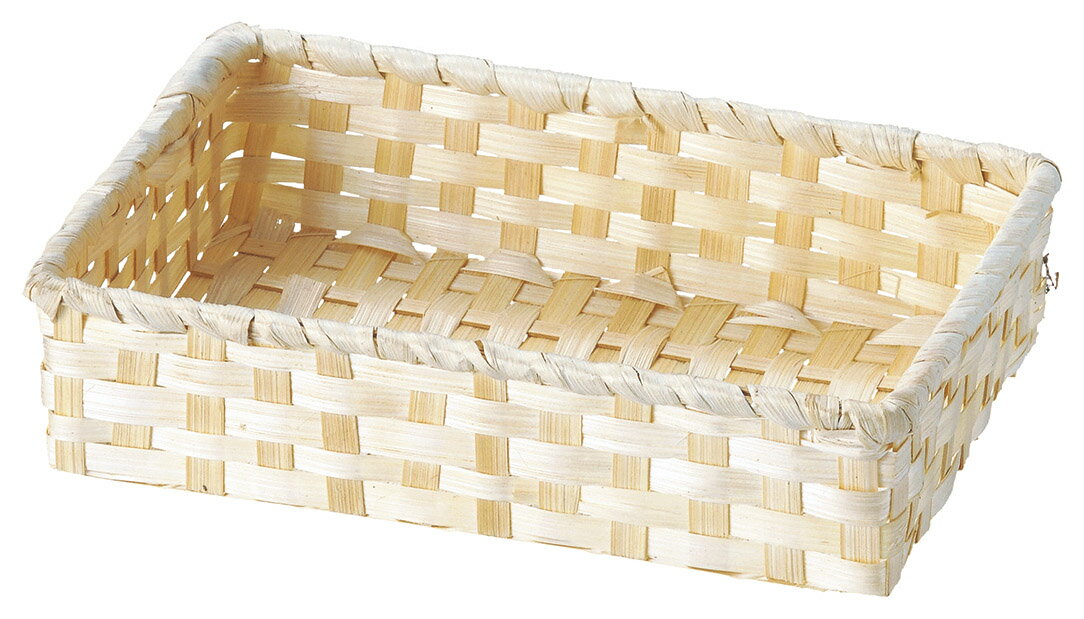 かご 即納可 カゴ バスケット ギフト ラッピング 容器 竹 2609 w23 d15 h5cm