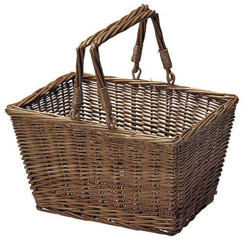 Rakuten - かご 即納可 カゴ バスケット 店内かご 買い物かご 店舗備品 2927R w35 d25 h20.5(36)cm