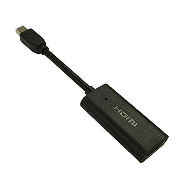 【在庫処分セール】vodaview スリム MiniDisplayPort to HDMI変換アダプタ〔黒〕【最大 4K:3840×2160 30Hzサポート】【音声対応】【1000円ポッキリ】【メール便 送料無料】