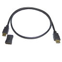 vodaview HDMI ケーブル 1.5m〔黒〕+ 延長アダプタ〔GOLDメッキ〕〔HDMI Ver1.4〕【メール便 送料無料】