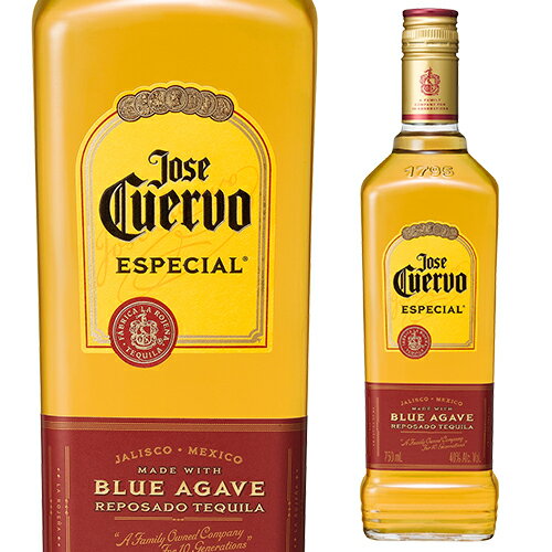 クエルボ エスペシャル ゴールド正規品 40度 750mlアサヒ スピリッツ テキーラ ホセ クエルヴォ Jose Cuervo Especial GOLD TEQUILA 虎S あす楽