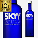 【全品P3倍 4/30～5/1限定】送料無料 スカイウォッカ 750ml×12本 40度 アメリカ ウォッカ VODKA スピリッツ 長S