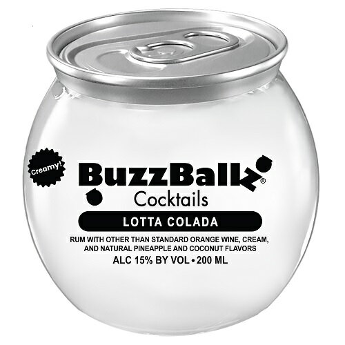 【全品P3倍 6/1限定】バズボールズ ロッタコラーダ 200ml 15度 新感覚カクテル RTD BuzzBallz Lotta Co..