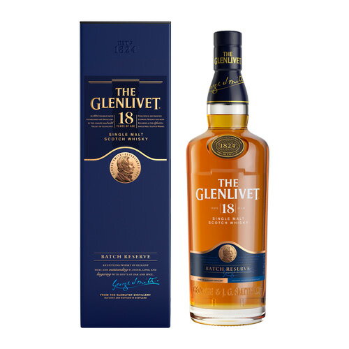 GLENLIVET 【全品P3倍 5/20限定 父の日 早割】グレンリベット 18年 700ml 40度 正規 ウイスキー シングルモルト グレンリヴェット ス