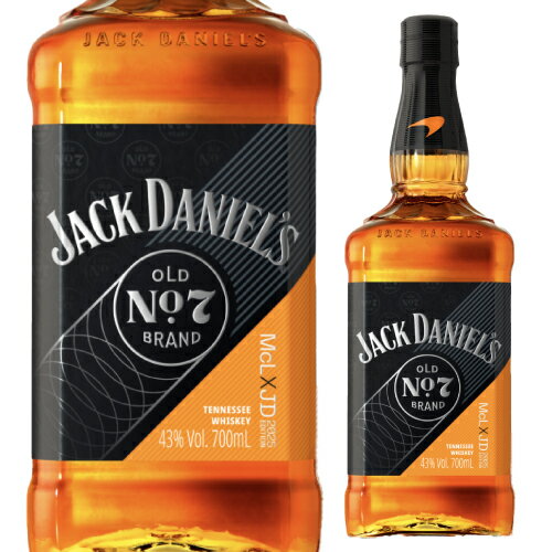 【全品P3倍 8/15限定】ジャックダニエル マクラーレン ボトル 2025 43度 700ml 正規品 アメリカ バーボン テネシー ウイスキー コラボ 限定 長S