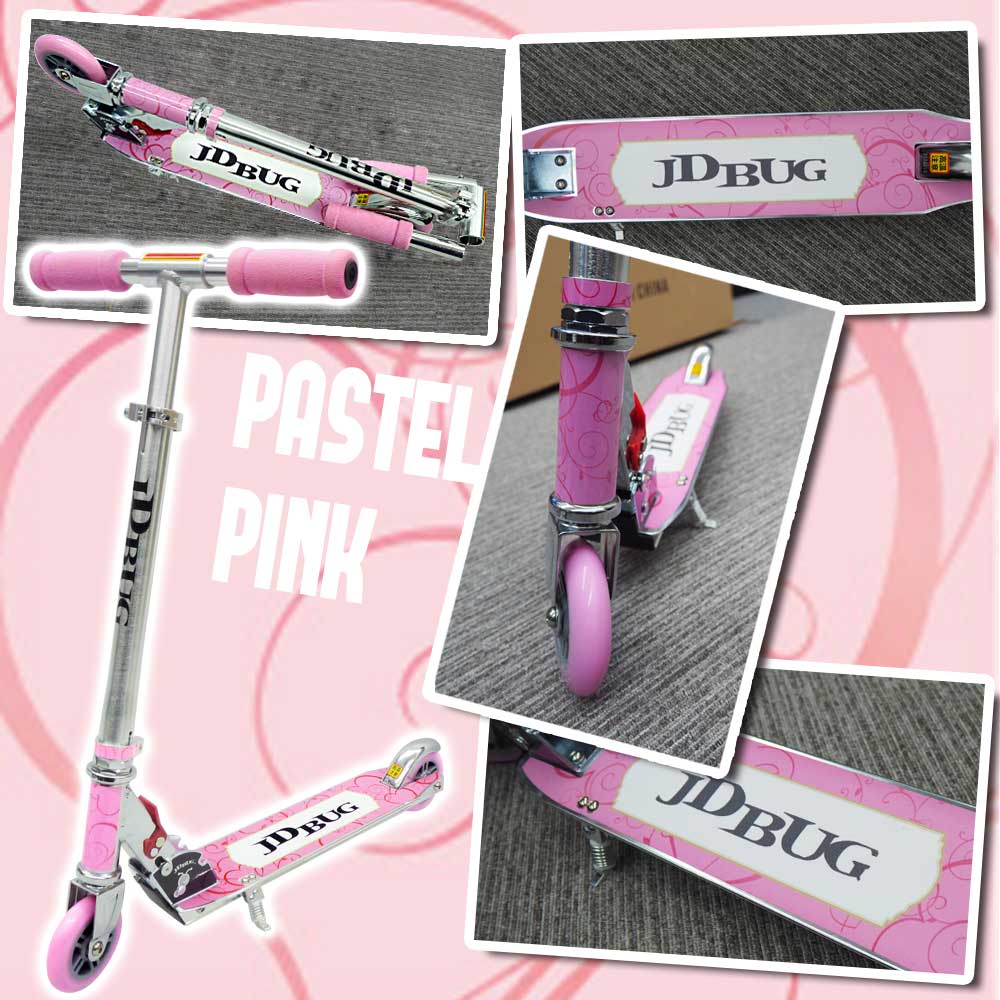 【期間限定!ポイント10倍】【プロテクタープレゼント】 【プリンセスカラー】キックボード 子供 キックスケーター ブレーキ付 キックスクーター キッズ コンビニ受取可能 jd bug ms-101a-girl プリンセス かわいい 女の子 福袋 送料無料通販格安セール情報 楽天 通販