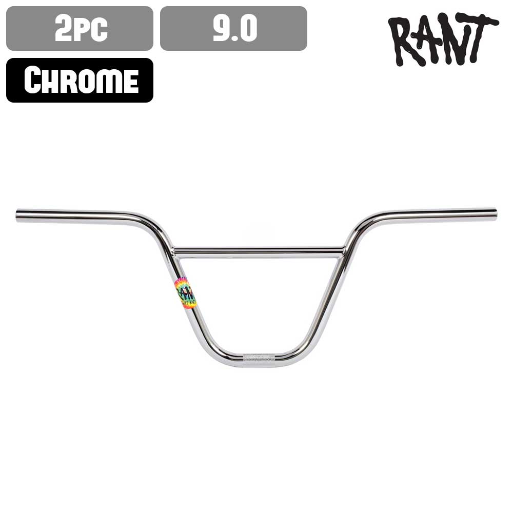 ハンドルバー RANT ラント Sway 2pc Bar 9.0 chrome BMX ストリート スノースクート カスタム パーツ ハンドル バー 交換 クローム コンビニ受取り可能