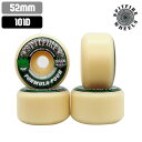スケボー スケートボード ウィール SKATEBOARD SPITFIRE スピットファイア F4(FORMULAFOUR)WHEEL 101D CONICAL SHAPE GREEN PRINT 52mm あす楽 公式 正規品 送料無料 コンビニ受取り可能