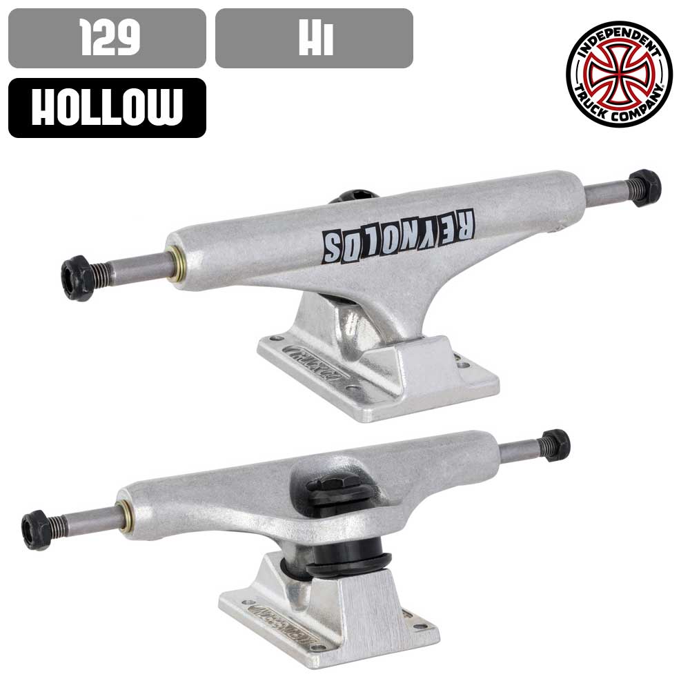 スケボー トラック INDEPENDENT インディペンデント STAGE11 129 HOLLOW REYNOLDS BLOCK SILVER MID スケートボード TRUCK SKATE あす楽 公式 正規店 コンビニ受取り可能