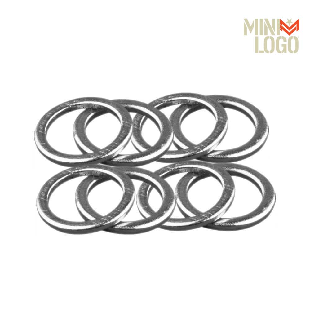 【ブラックフライデー限定 全品P10倍(エントリー要)】スケボー パーツ mini logo ミニロゴ AXLE WASHER 8枚SET 8枚セット ワッシャ...