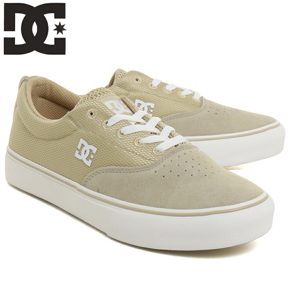 スケボー メンズ スニーカー DC ディーシー CRUZE BREEZY BEIGE/WHITE シューズ スケシュー スケートボード レディース ユニセックス SKATE あす楽 公式 正規店 コンビニ受取り可能