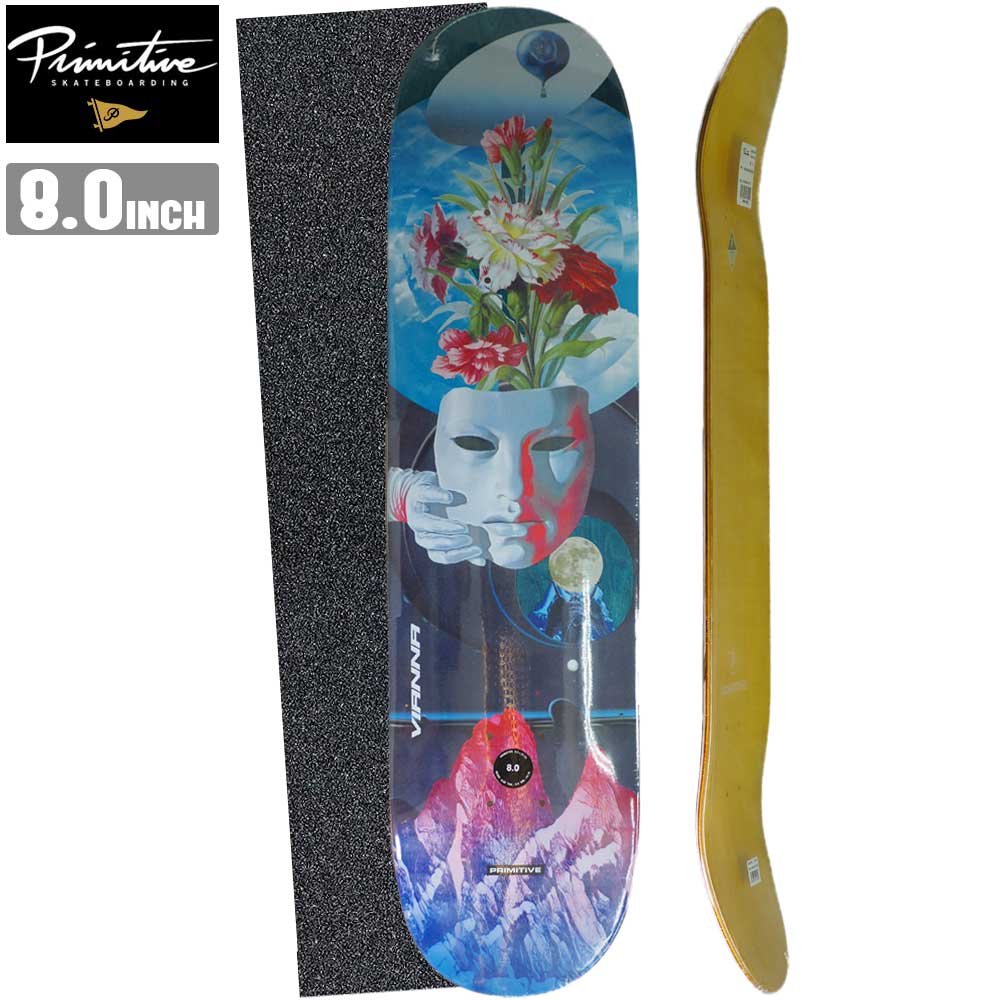 【デッキテーププレゼント】 スケボー デッキ PRIMITIVE プリミティブ VIANNA OBSCURA DECK 8.0 スケートボード 板 …