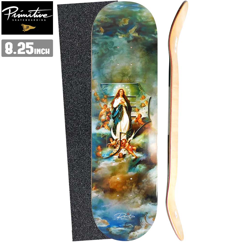 【デッキテーププレゼント】 スケボー デッキ PRIMITIVE プリミティブ ADORED TEAM DECK MULTI スケートボード 板 ストリート SKATE DECK あす楽 スケート ボード 初心者 ストリート トリック ランプ ボール [inch:8.25]