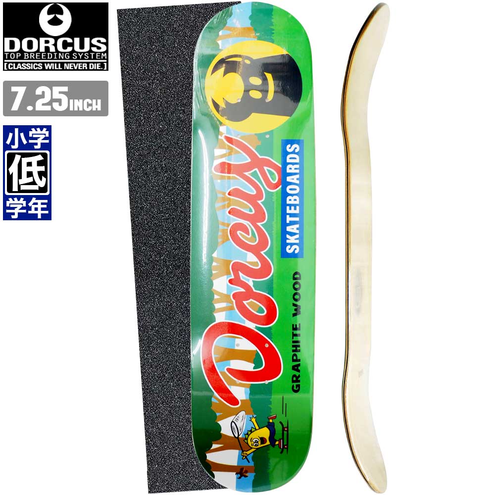 【デッキテーププレゼント】 スケボー デッキ DORCUS ドーカス TACO SURF SKATEDECK DAY スケートボード 板 ストリート SKATE DECK あす楽 スケート ボード 初心者 ストリート トリック ランプ ボール [inch:7.25]