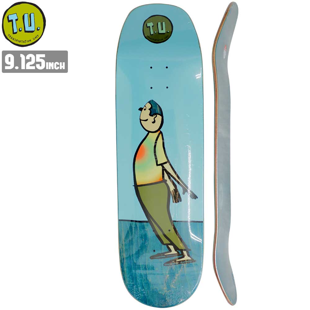 スケボー デッキ TRANSPORTATION UNIT トランスポーテーションユニット BREATH スケートボード 板 ストリート SKATE DECK あす楽 公式 正規店 [inch:9.125]