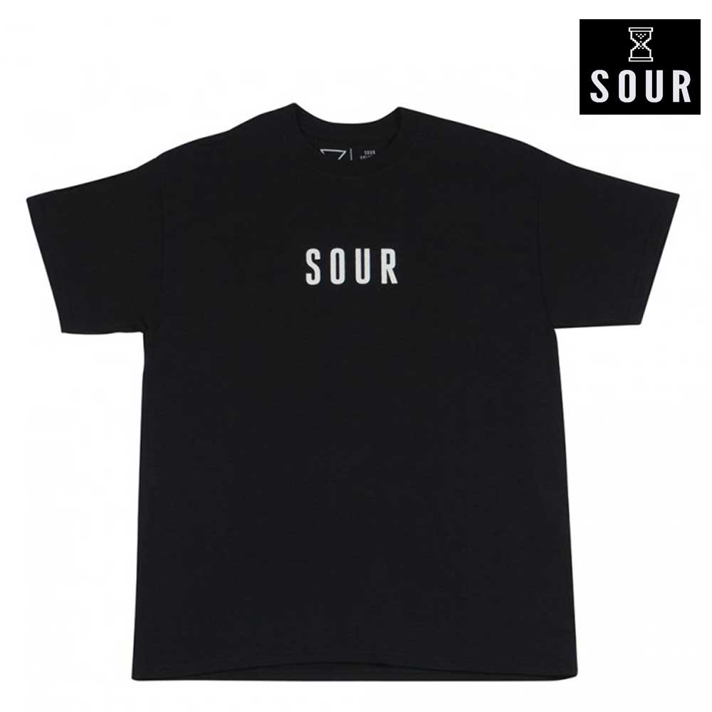 スケボー メンズ Tシャツ SOUR サワー sour Army S/S Tee BLACK ブランド スケートボード SKATE あす楽 公式 正規店 コンビニ受取り可能