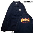 コーチジャケット メンズ MAGICAL MOSH MISFITS マジカルモッシュミスフィッツ ジャケット FIRE WORK JACKET NAVY M1446 ブランド スケートボード SKATE あす楽 公式 正規店 コンビニ受取り可能