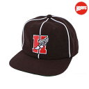 キャップ HOPPS ホップス H-WINGED STRIPED CAP BLACK スケボー ブランド 帽子 スケートボード メンズ レディース SKATE