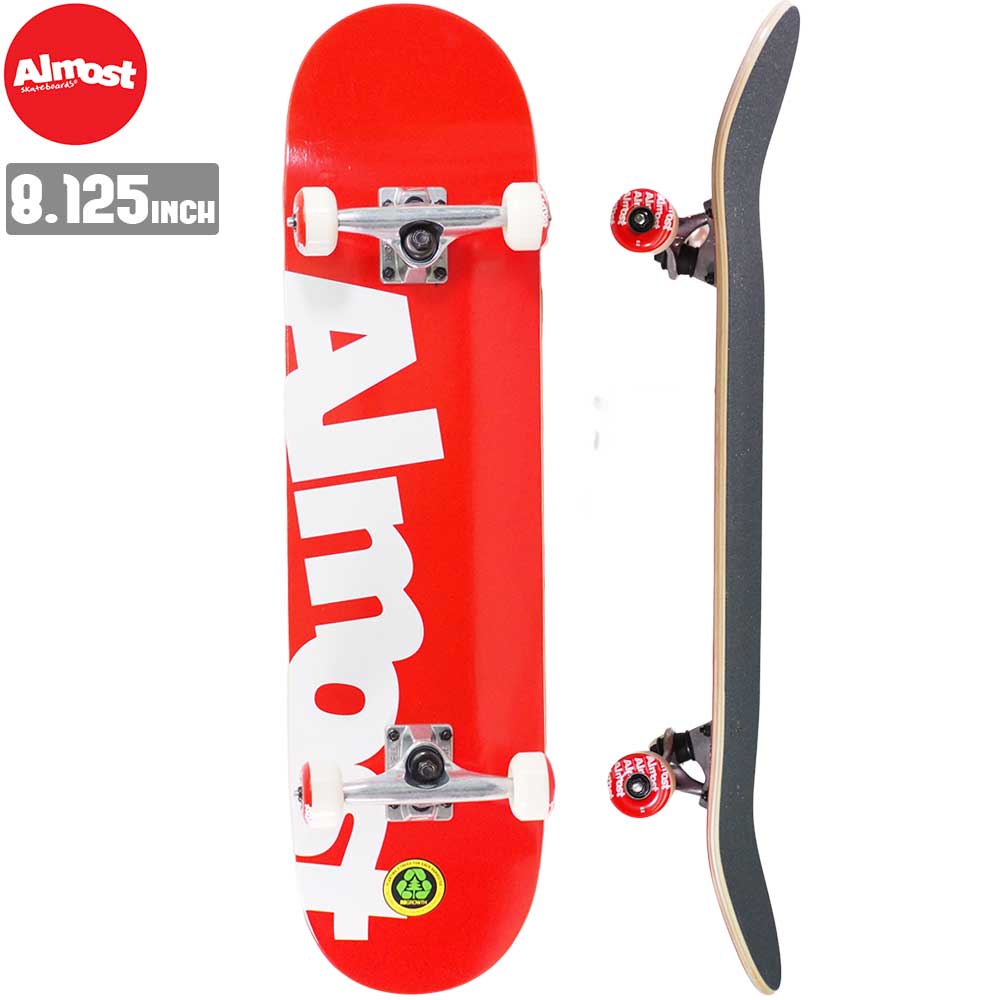 ܡ ץ꡼ ALMOST ⥹ Side Pipe FP (Red) 鿴 ȥܡ ܡ å Ω  COMPLETE ȥ꡼ SKATE   Ź [inch:8.125]