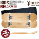 スケボー コンプリート DEEP MOUNTAIN CANADIAN MAPLE DECK for KIDS シルエットロゴ 初心者 スケートボード スケボー ...