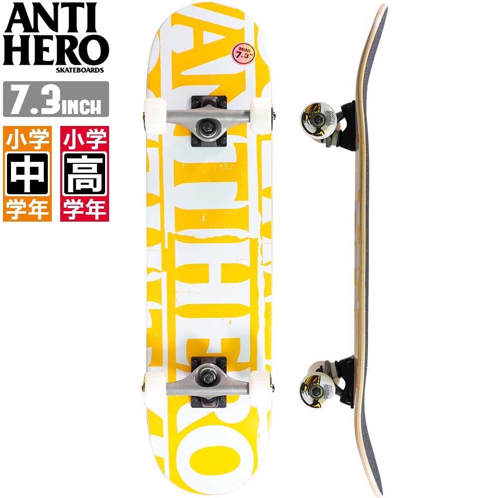 ڥޥ饽10%OFFۥܡ ץ꡼ ANTI HERO 󥿥ҡ BLACK HERO MINI 7.329.3 鿴 ȥܡ ܡ å Ω  COMPLETE ȥ꡼ SKATE   Ź [inch:7.3]