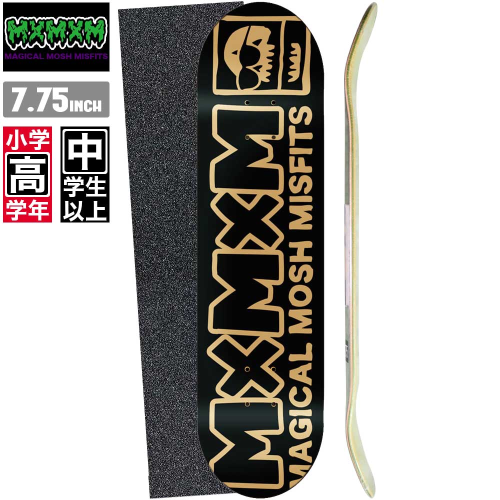 【デッキテーププレゼント】 スケボー デッキ MAGICAL MOSH MISFITS マジカルモッシュミスフィッツ TEAM DECK GOLD …