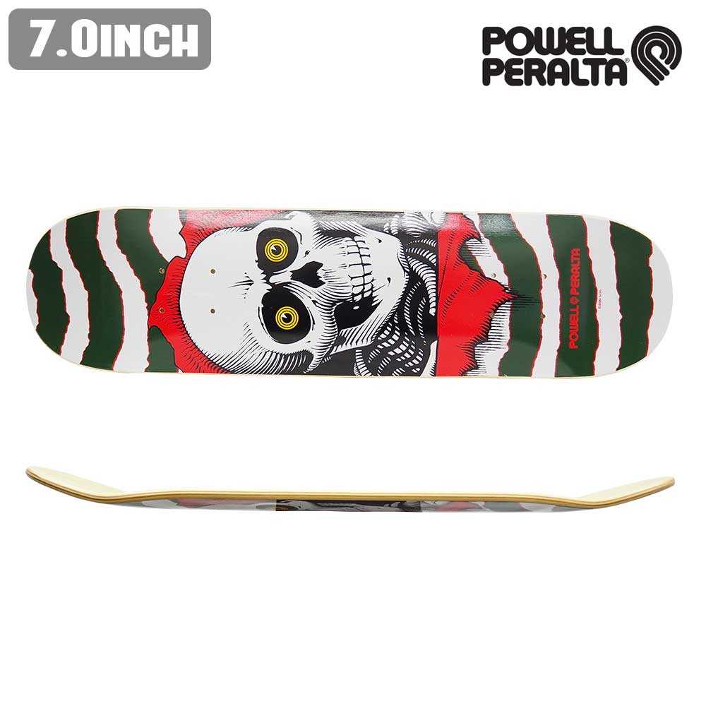 スケボー デッキ POWELL パウエル RIPPER ONE OFF GREEN スケートボード 板 ストリート SKATE DECK あす楽 公式 正規店 [inch:7.0]