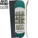 【デッキテーププレゼント】 スケボー デッキ ANTI HERO アンタイヒーロー BRIAN ANDERSON MEDICIN スケートボード 板 ストリート SKATE DECK あす楽 スケート ボード 初心者 ストリート トリック ランプ ボール [inch:8.75]