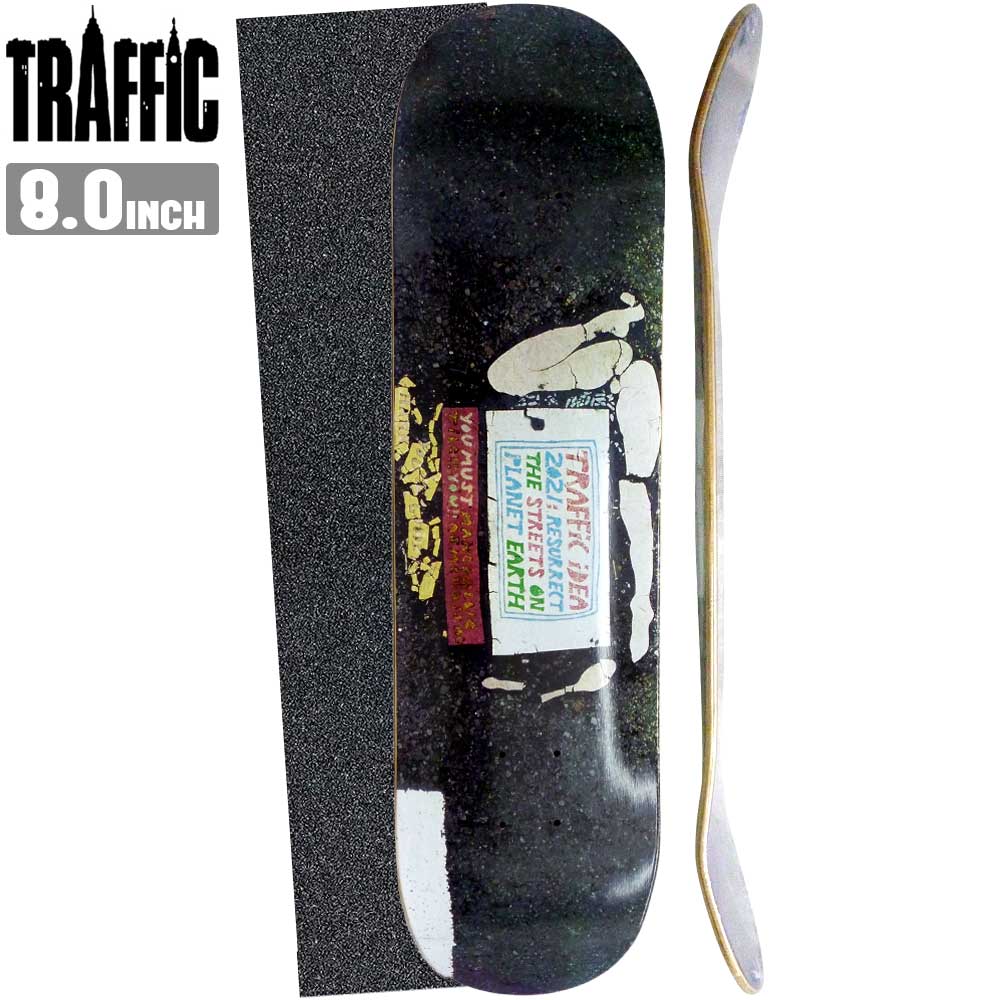 【デッキテーププレゼント】 スケボー デッキ TRAFFIC トラフィック TOYNBEE スケートボード 板 ストリート SKATE DE…