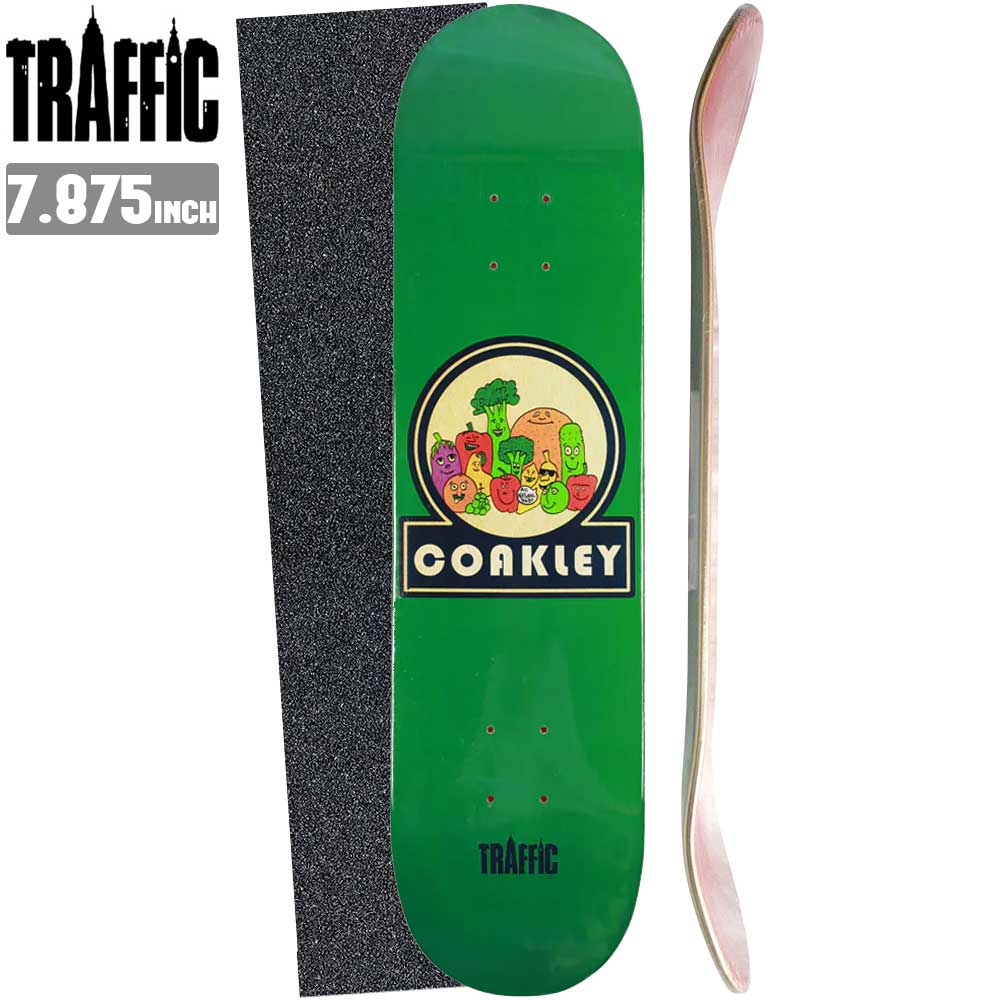 【デッキテーププレゼント】 スケボー デッキ TRAFFIC トラフィック COAKLEY ALL NATURAL スケートボード 板 ストリ…