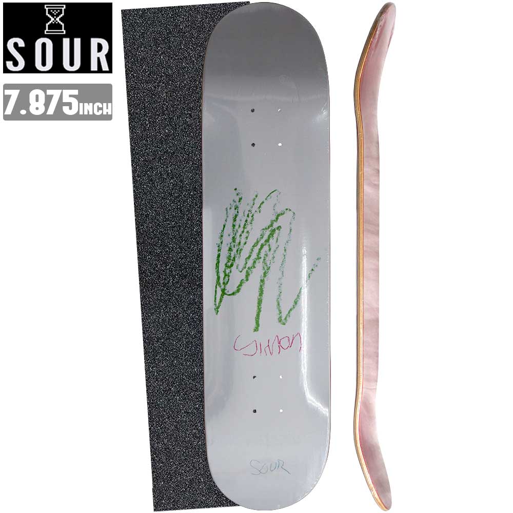 【デッキテーププレゼント】 スケボー デッキ SOUR サワー SIMON SKATE ART スケートボード 板 ストリート SKATE DEC…