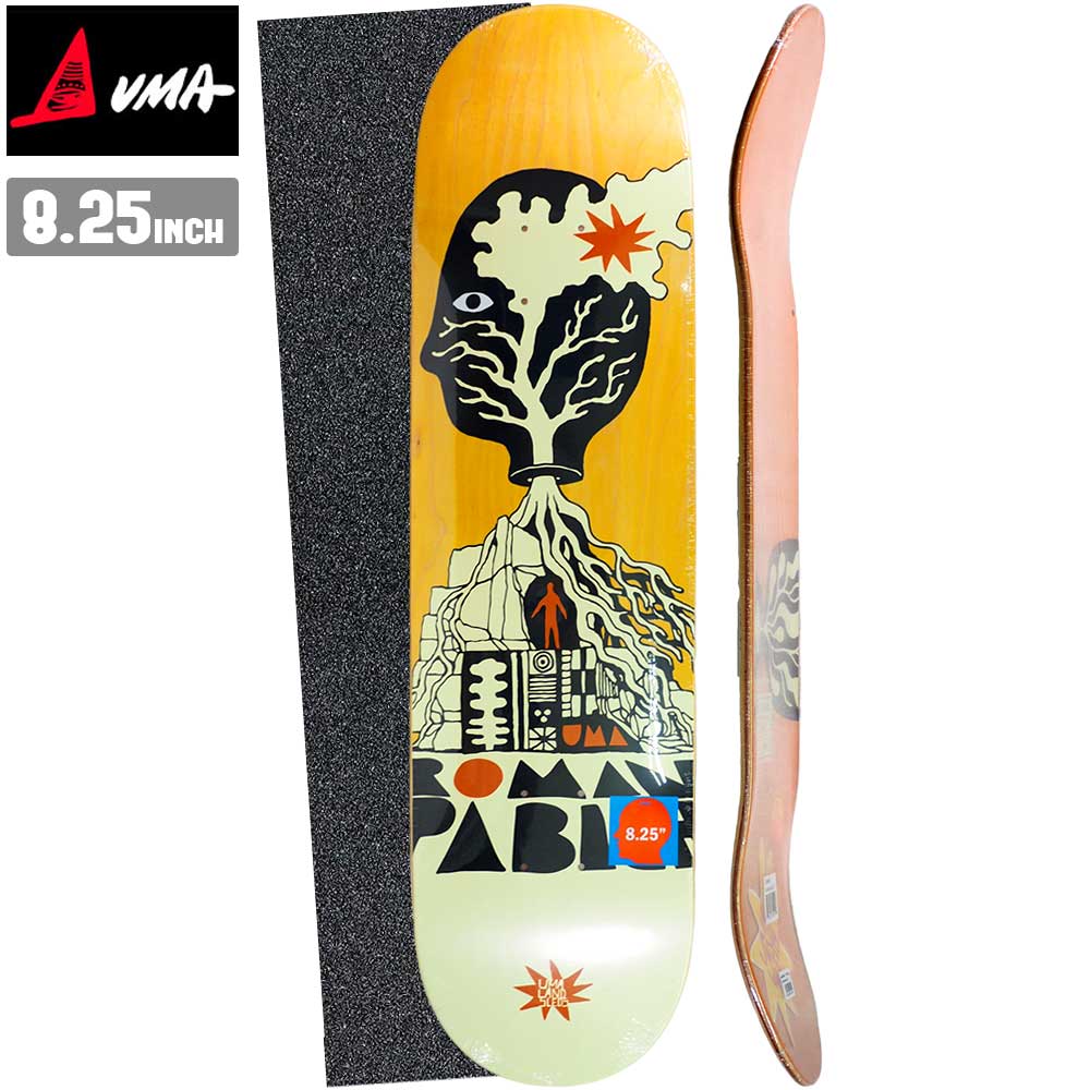  スケボー デッキ UMA ウーマ Roman Roots スケートボード 板 ストリート SKATE DECK あす楽 スケート ボード 初心者 ストリート トリック ランプ ボール 